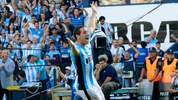 Luciano Aued durante su etapa