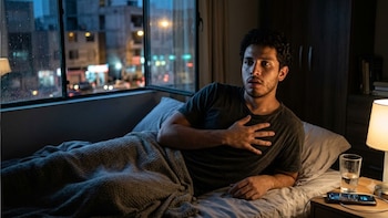 ¿Estás recostado y, de pronto, tu corazón se acelera? Estas son las causas de las palpitaciones nocturnas