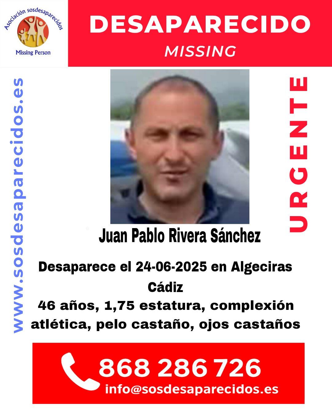Se activó una alerta de búsqueda a través de la organización SOS Desaparecidos el 3 de julio - crédito @sosdesaparecido/X
