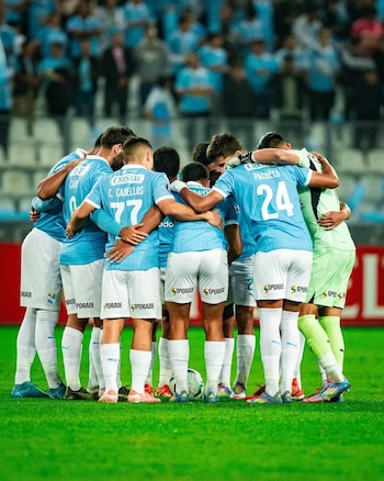 Los jugadores de Sporting Cristal