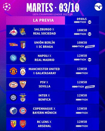 Horarios y canales por dónde