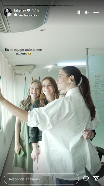 Taliana Vargas mostró su equipo