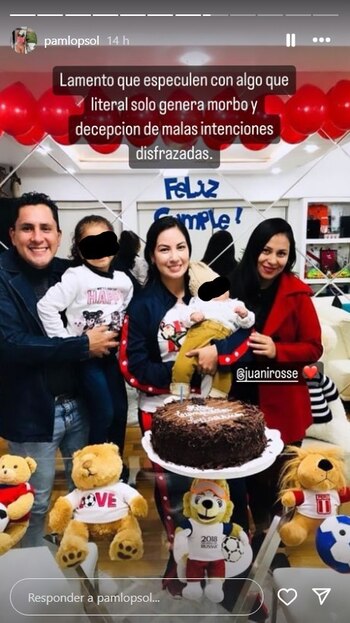 Pamela López aclara su relación