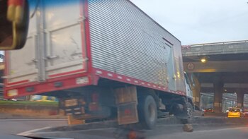 Conductor de un furgón se