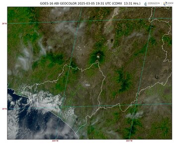Imagen 2: GOES 16 ABI