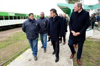 Sergio Massa visitó la Estación