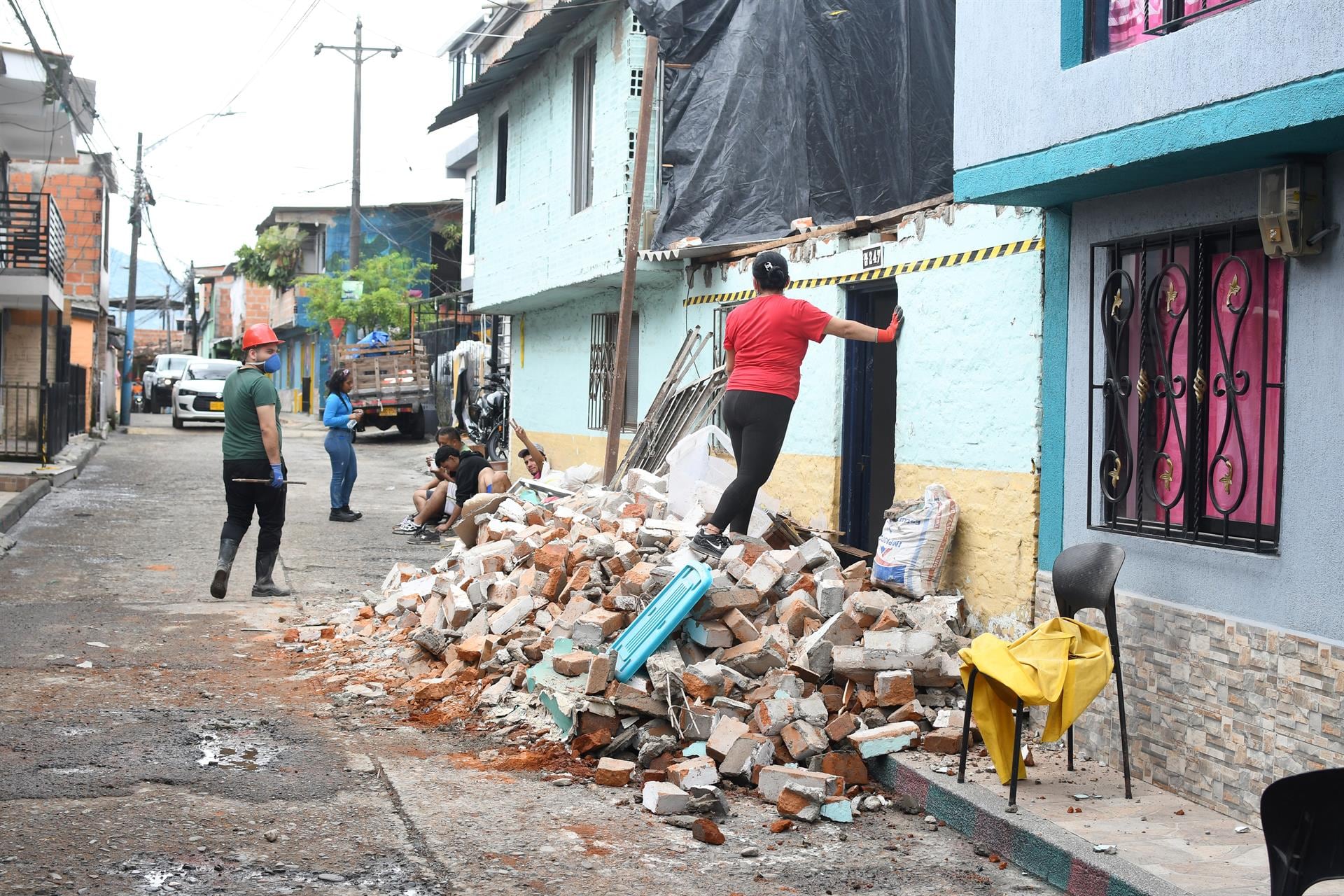 Entre los afectados por el terremoto hay personas que ya vivían con dificultades y que temen ser señaladas de aprovechadas por recibir ayuda - crédito Europa Press