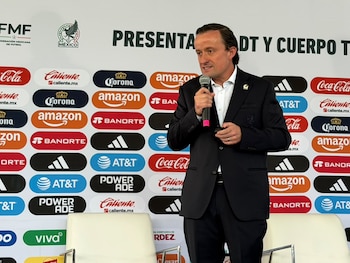 Presentación de Rafael Márquez como nuevo DT de la Selección Mexicana.