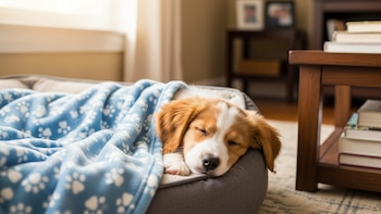Cuál es el lugar ideal para que duerman los perros cuando hace frío, según los veterinarios