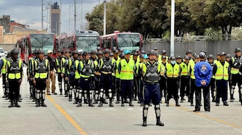 Imagen de referencia - La protesta de los vigilantes de Transmilenio reclama justicia por el asesinato de Cristian Garzón - crédito Captura de Pantalla Facebook