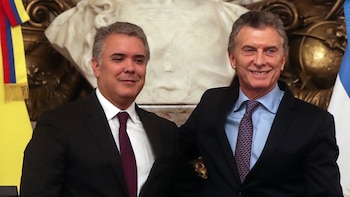 Iván Duque y Mauricio Macri.