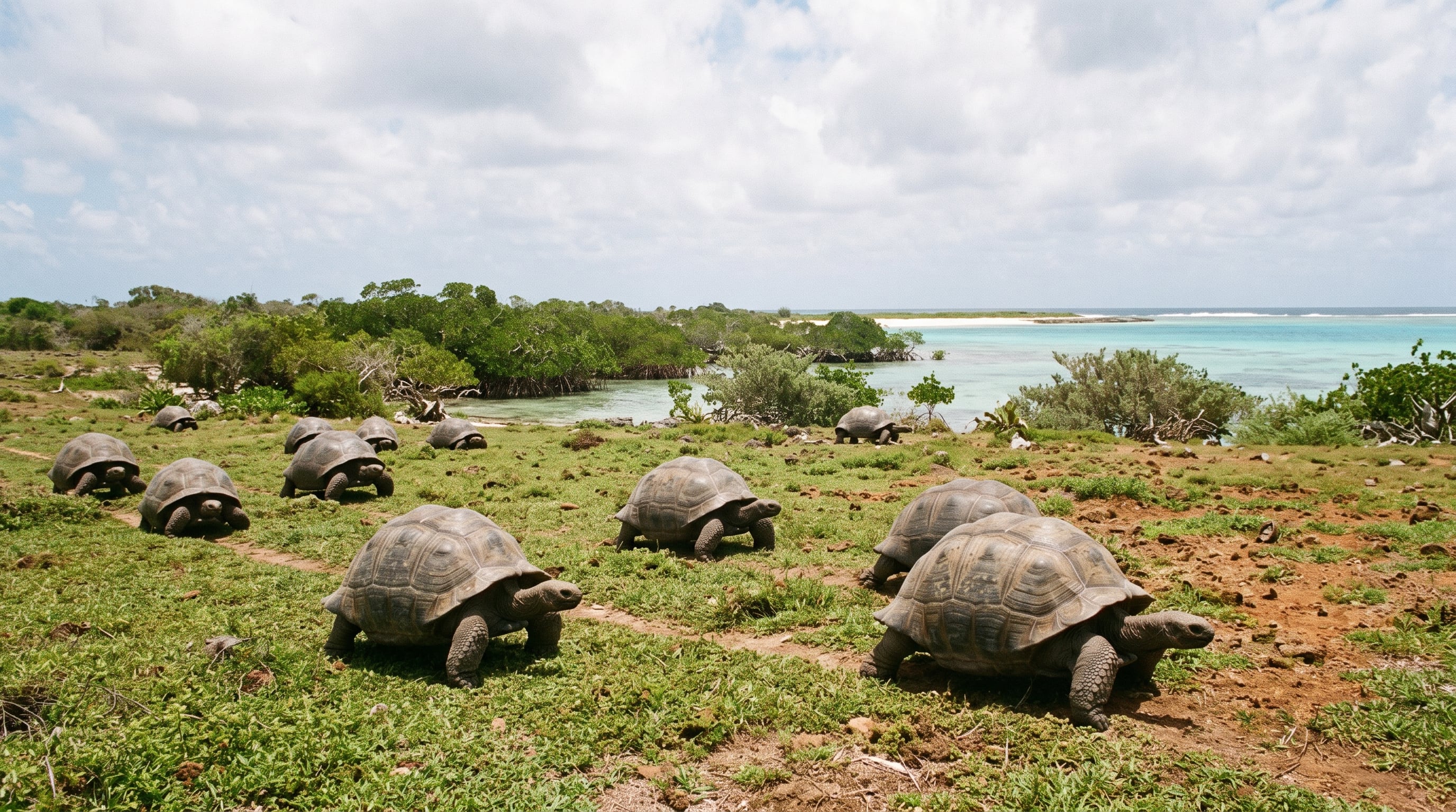 Las sequías prolongadas y el ascenso del nivel del mar representan los principales riesgos climáticos para el hábitat de las tortugas (Imagen Ilustrativa Infobae)