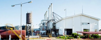 La Policía Nacional ocupó las instalaciones de la Corporación Eléctrica Nicaragüense en Puerto Sandino. (Foto: CENSA)