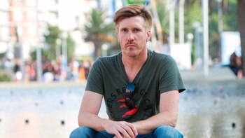 Familiares y amigos del nadador