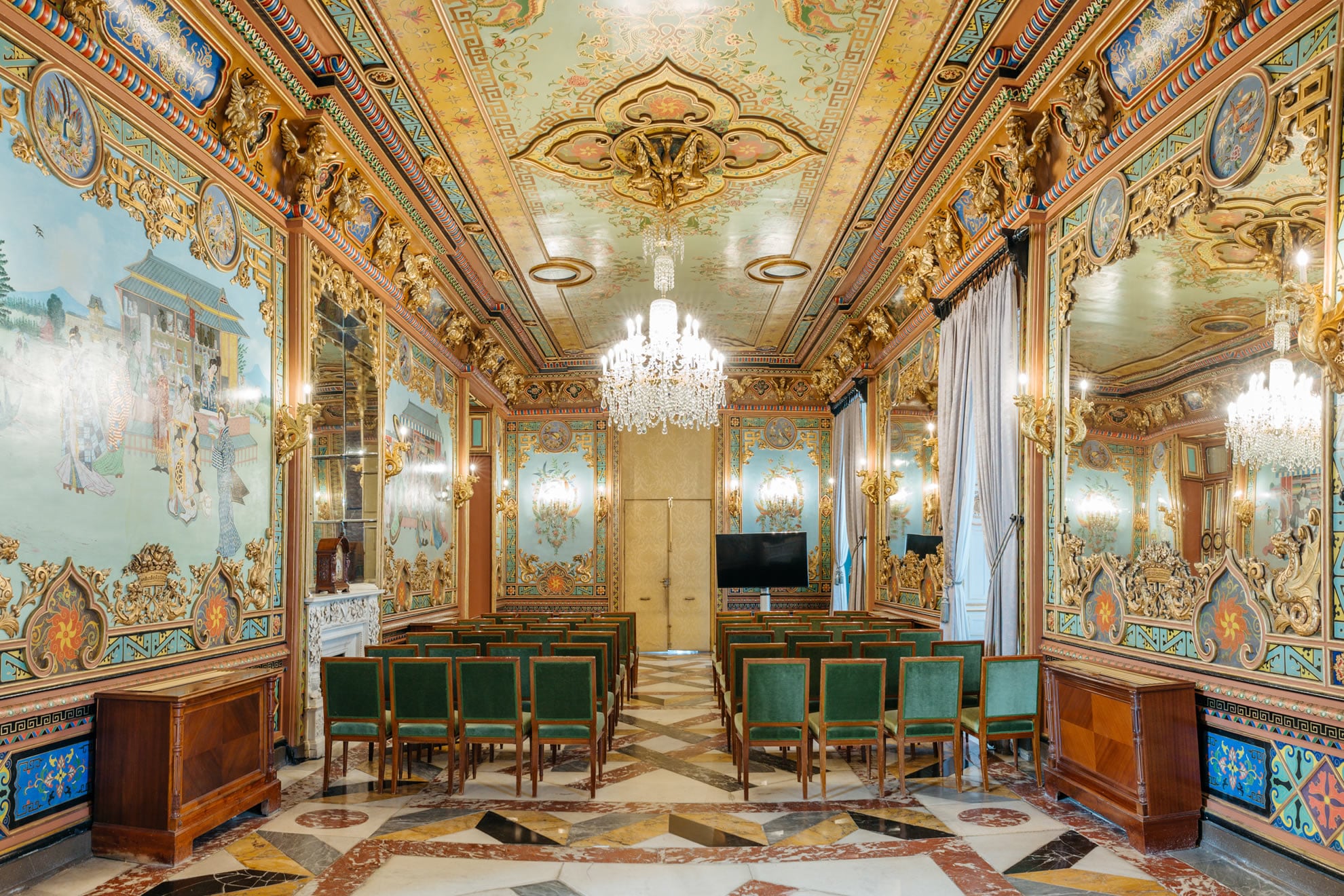 El interior del palacio de Santoña, en Madrid. (Web del palacio)