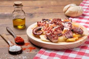 Pulpo a la gallega (Adobe