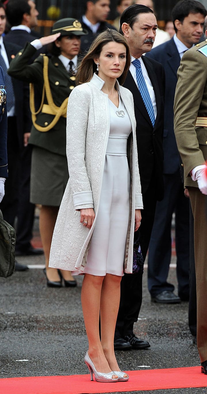 La reina Letizia el 12 de octubre de 2008 (CASA REAL).