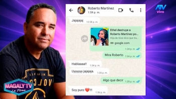 Roberto Martínez responde a declaraciones de Ethel Pozo sobre infidelidad a Gisela Valcárcel