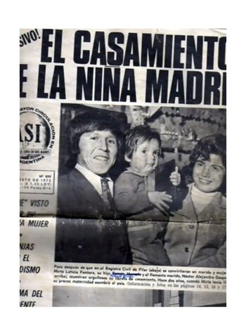 La niña fue obligada a