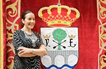 La alcaldesa de la localidad,