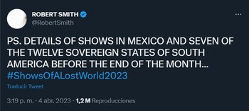 En su cuenta de Twitter,