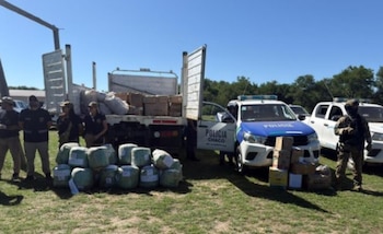 Los detectaron durante una quema