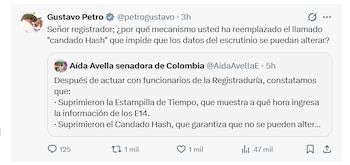 Gustavo Petro en X