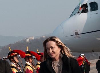 La primera ministra italiana Giorgia