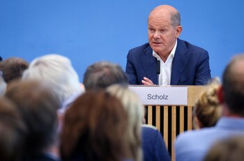 El canciller alemán Olaf Scholz