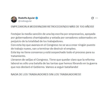 Rodolfo Aguiar, secretario general de