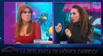 Mónica Cabrejos se define como una sobreviviente y revela la dura historia detrás de su éxito. Captura: Magaly TV La Firme.