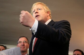 Boris Johnson. Lindsey Parnaby/Pool via REUTERS