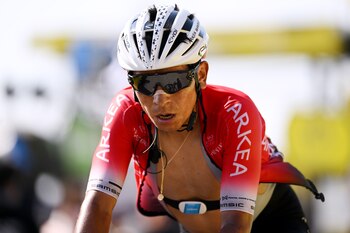 Nairo Quintana durante el Tour