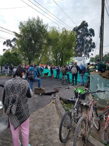 Bloqueos en Zipaquirá