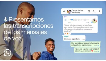 La transcripción de mensajes de