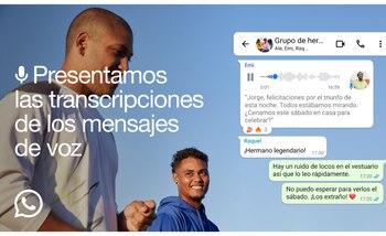La transcripción de mensajes de voz se está desplegando a nivel mundial. (WhatsApp)