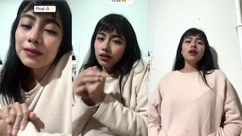 La chica decidió evidenciar las