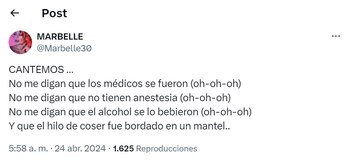 La cantante usó la canción