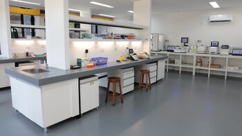 Panorámica del laboratorio, único en