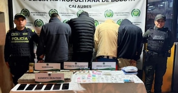 Un operativo policial en Suba revela el uso de una lechonería como laboratorio clandestino de drogas en Bogotá - crédito Policía de Bogotá