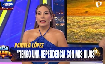 Pamela López, en una entrevista