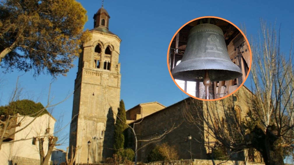 Roban la campana de una iglesia con 185 años de antigüedad y la encuentran en un depósito de chatarra. (Imagen Composición Infobae)