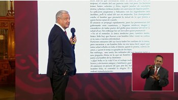 El presidente leyó un fragmento