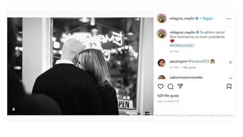 El posteo en Instagram de