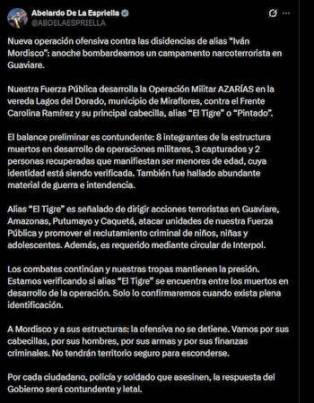 Abelardo de la Espriella - crédito @ABDELAESPRIELLA/X
