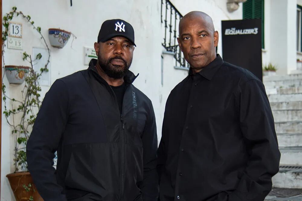 Antoine Fuqua y Denzel Washington en el rodaje de
