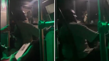 Chofer de autobús de transporte