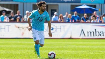 Juan Diego Gutiérrez asegura que su mejor pasaje en el extranjero fue en el HFX Wanderers de la Canadian Premier League. - Crédito: