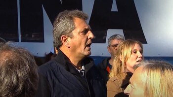 Sergio Massa estuvo en la