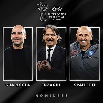 Pep Guardiola, Simone Inzaghi y